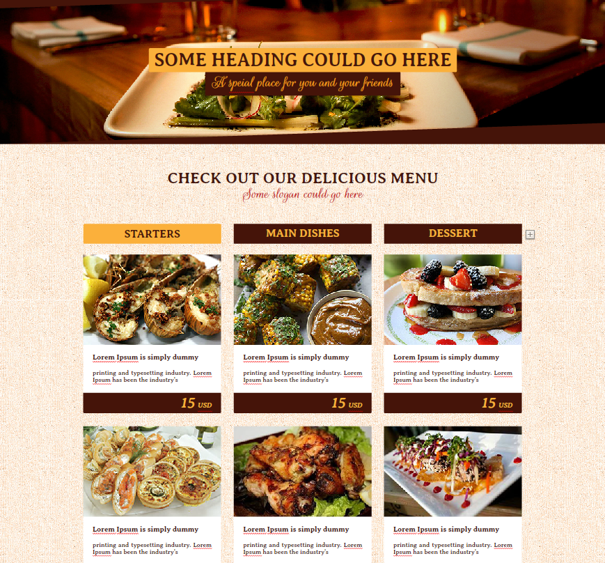 Restaurant / Cafe / Bar Muse site Theme by Fadeink ThemeForest